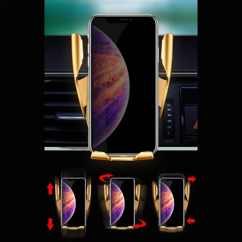 Автомобильный держатель для выхода воздуха автоматическое зажимное