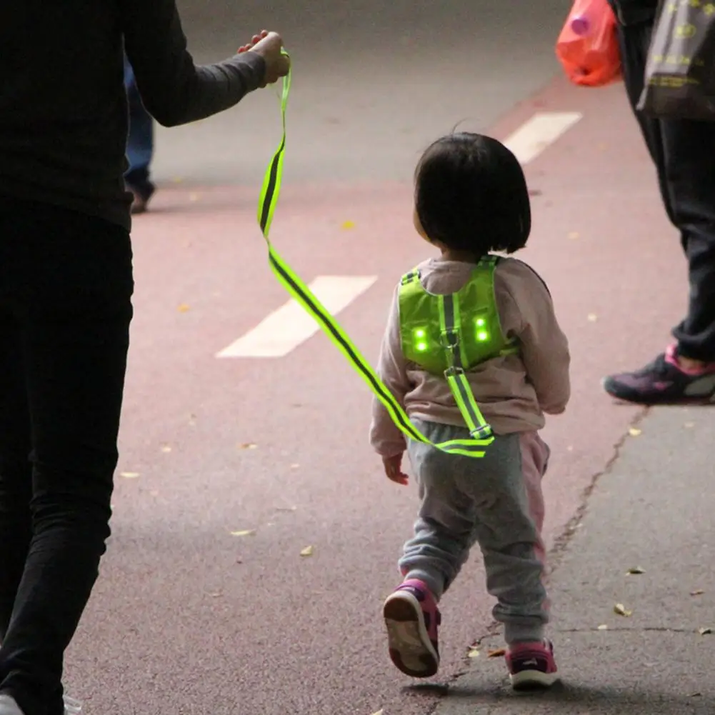 Ремень безопасности для ходьбы светоотражающий рюкзак защиты от потери Поводок