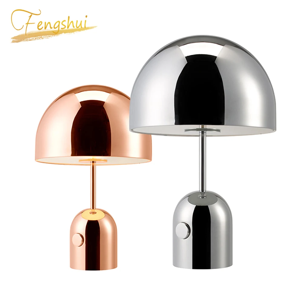 

Nordic metal mushroom LED table lamp bedroom bedside living room Indoor decorations table lights lighting desk lamp stand lamp
