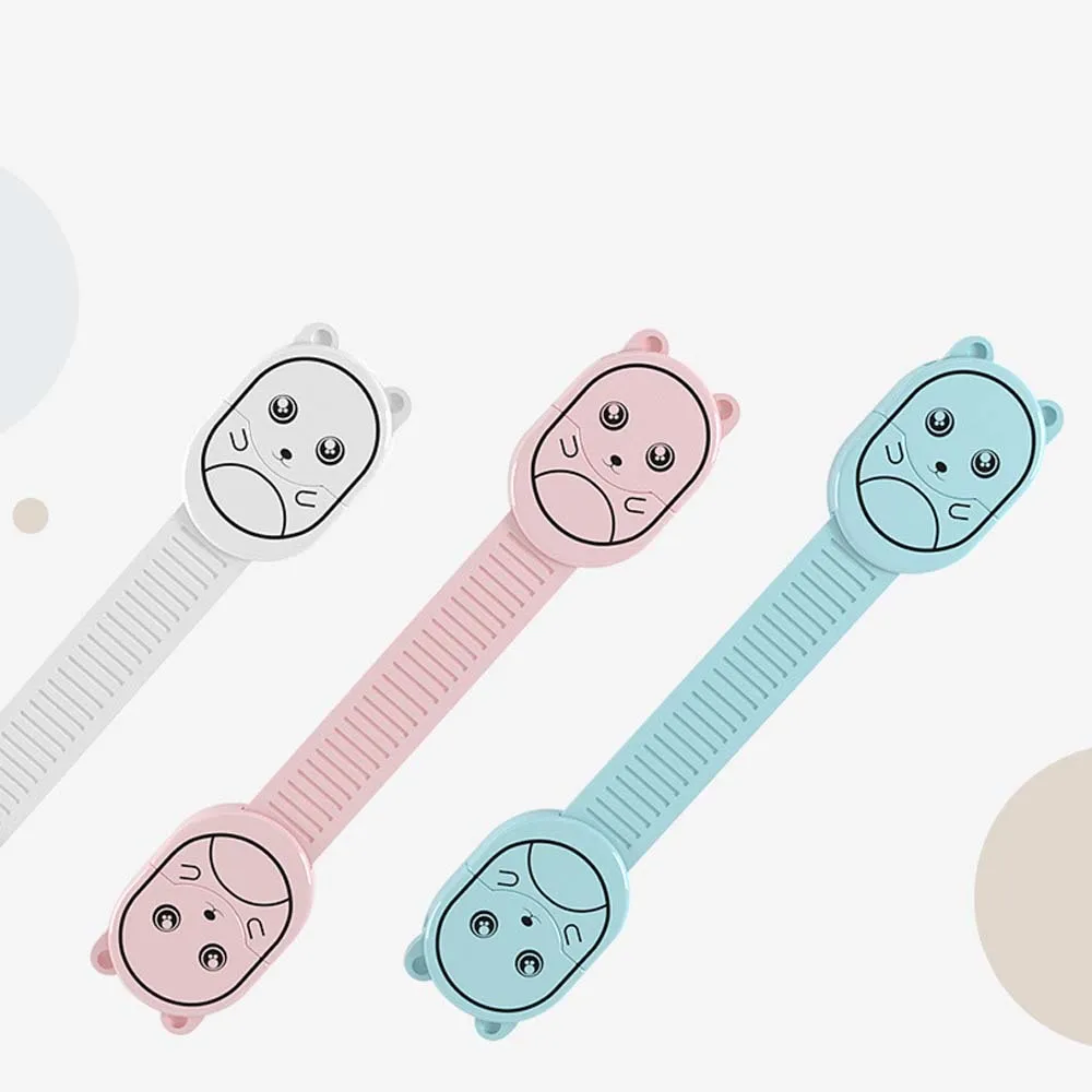 

Cartoon Drawer Lock Child Safety Lock Baby Anti-pinch Multi-function Cabinet Door Lock Snap Refrigerator Lock