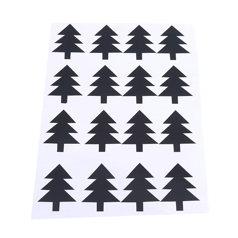 

Nordic Forest Geometric Deer Triangle Wall Stickers For Kids Room Kindergarten Classroom Wall Decoration Posters Art Home Decals