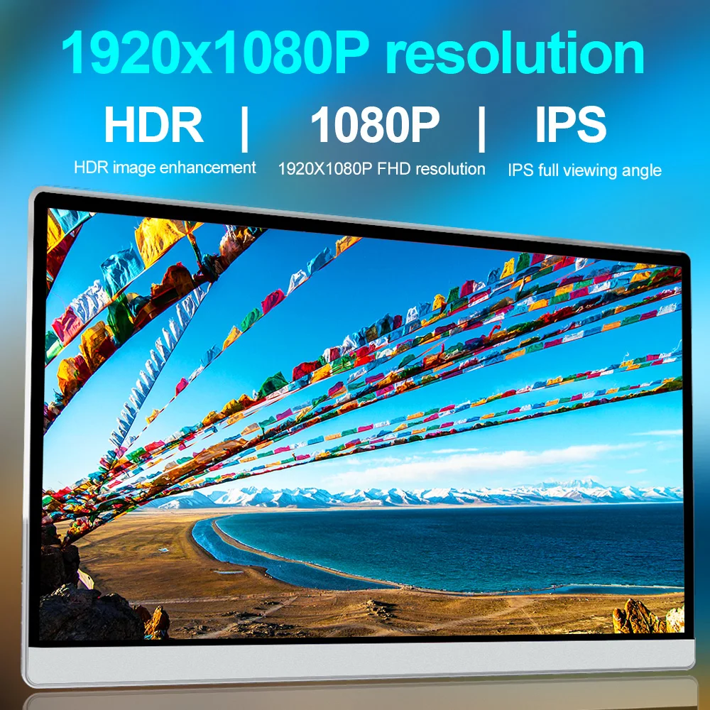 156 hd ips портативный монитор пк эк