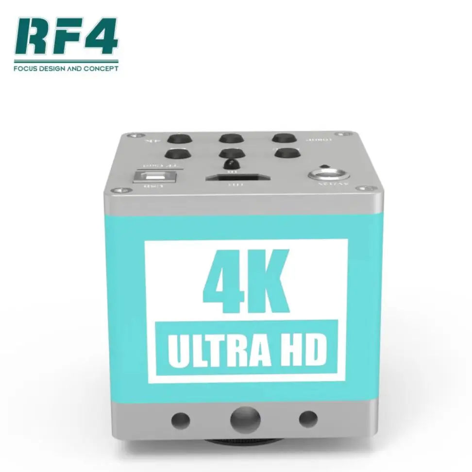 RF4 4K HDMI и USB крепление цифровой видеомикроскоп камера совместимая с мобильной