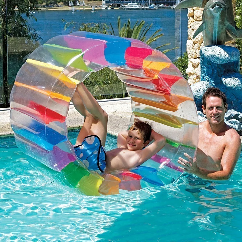 

Inflatable Ball Toy Outdoor Water Lifesaving Roller Children's Crawling Roller Educational Parent-child Grassland Plaything