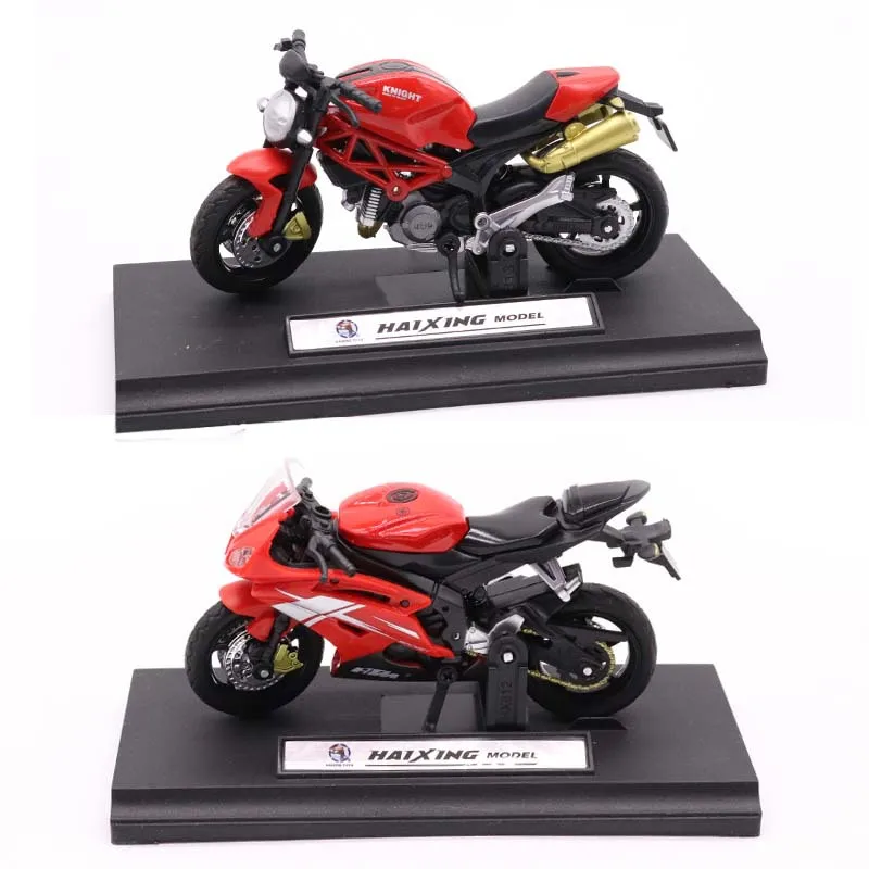 Детская модель мотоцикла 1:18 из сплава игрушечный мотоцикл внедорожный горный