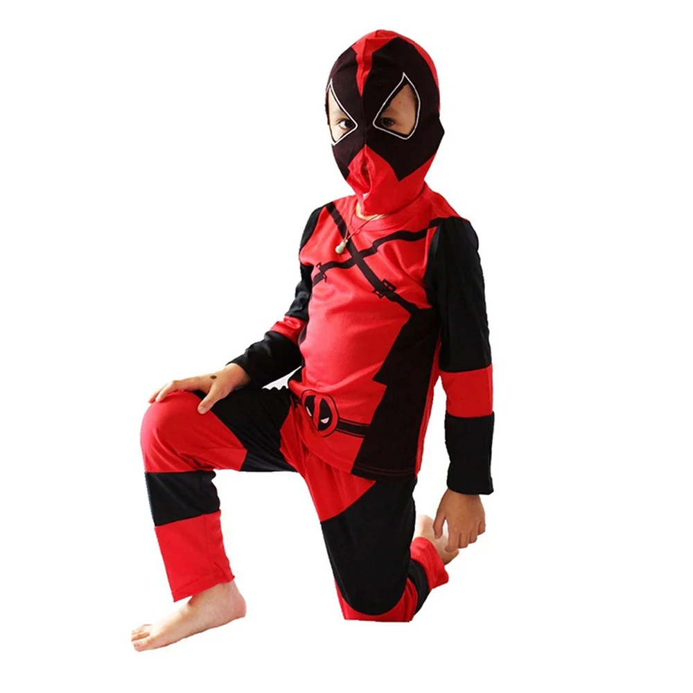 3 шт./компл. костюм дедпула для мальчиков и девочек костюмы на Хэллоуин детей