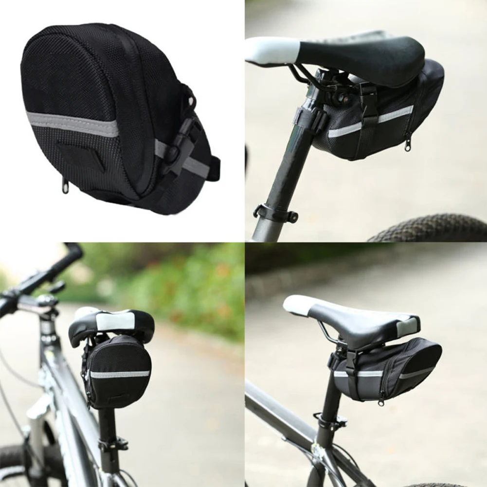 Portable Bicycle Seat Rear Bag Waterproof Saddle Bag Outdoor Cycling Bag Storage Equipment MTB Road Bike Accessories Parts
