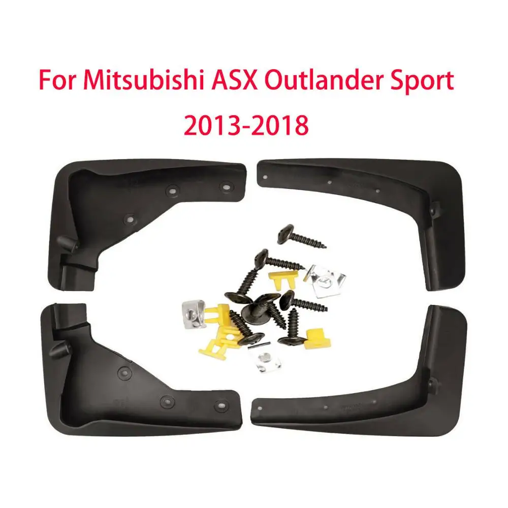 

Автомобильные задние брызговики для Mitsubishi Outlander Sport ASX RVR 2013 2014 2015 2016, облицовочные Брызговики, брызговики