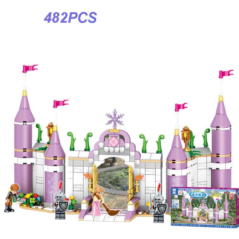 Роскошный романтический Замок принцессы строительные блоки игрушки для девочек