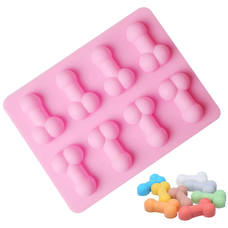 Sexy Penis Cake Mold For Soap Birthday Fondant Chocolates Ice and 8 Shape dick Cream Creative | Дом и сад