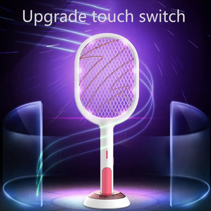 

USB Charging Electric Mosquito Swatter Three Layer Mute Mosquitoes Lamp Killer K92C