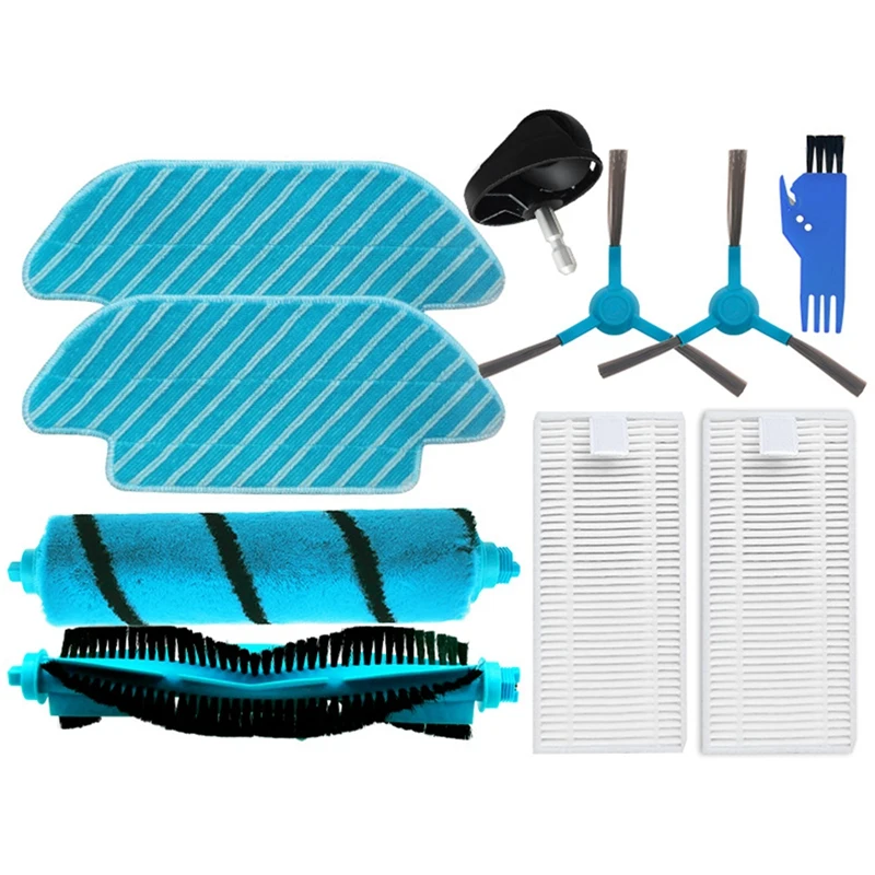 

Main Roller Brush for Conga 4090 5090 Vacuum Cleaner Side Brushes Filter Replacement Mop Cloth Rags Accessories