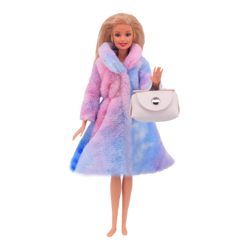 Одежда для Барби 3 шт./компл. (1 пальто + 1 Сумочка Высокий каблук) подходит