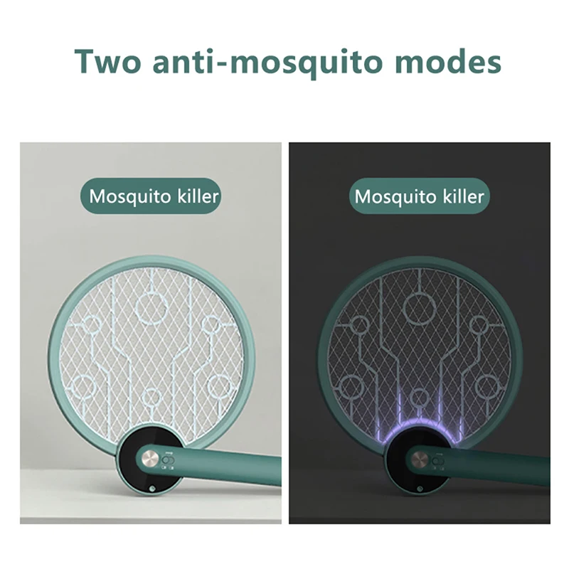 

1Pcs New Electric Mosquito Repeller Portable Insect Racket Swatter Zapper 1200mAh USB chargeable Mosquitoes Swatter Kill Fly