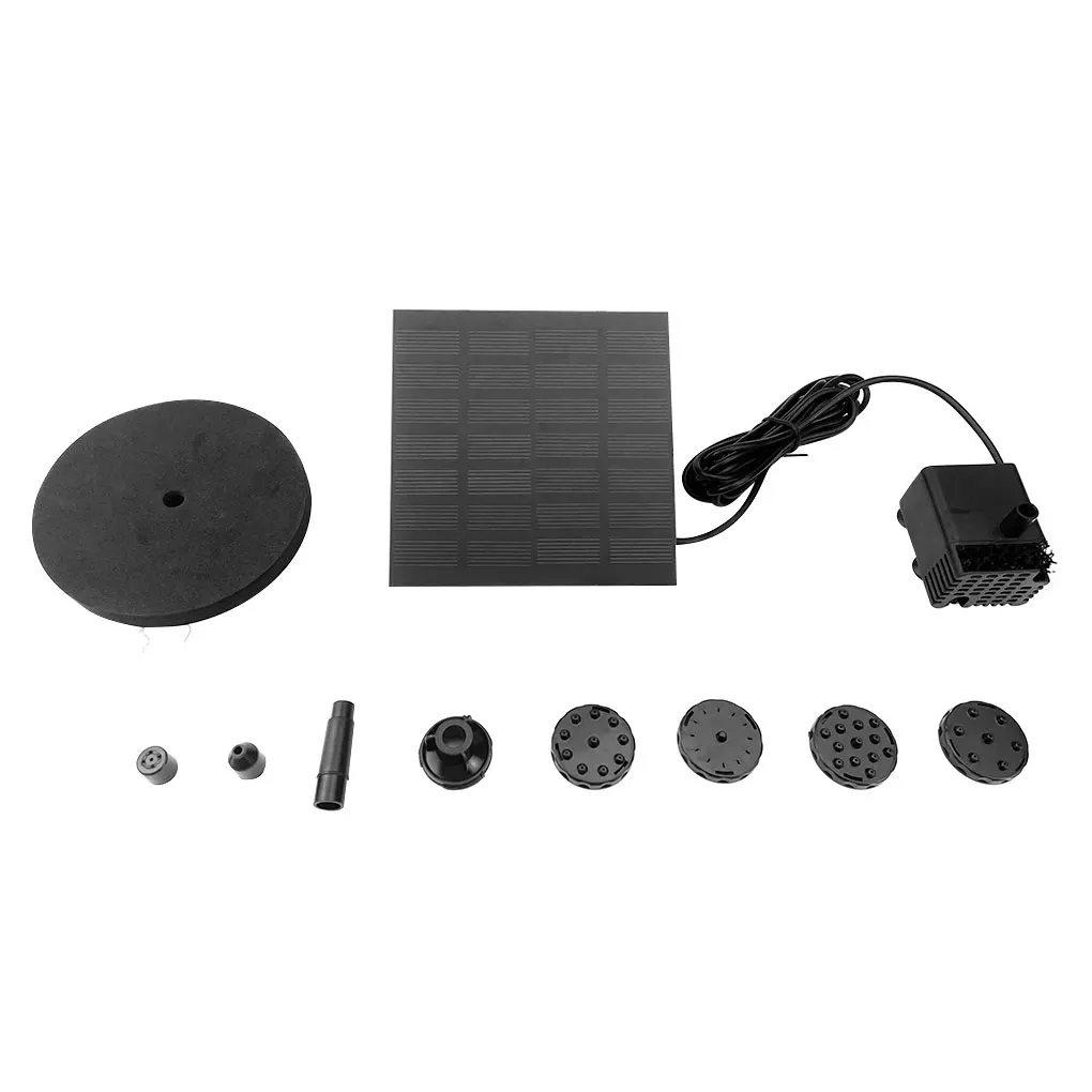 

Solar Power Floating Fountain Water Pump Brushless Motor Solar Fountain for Garden Pool Garden Solar Decorative Fountain