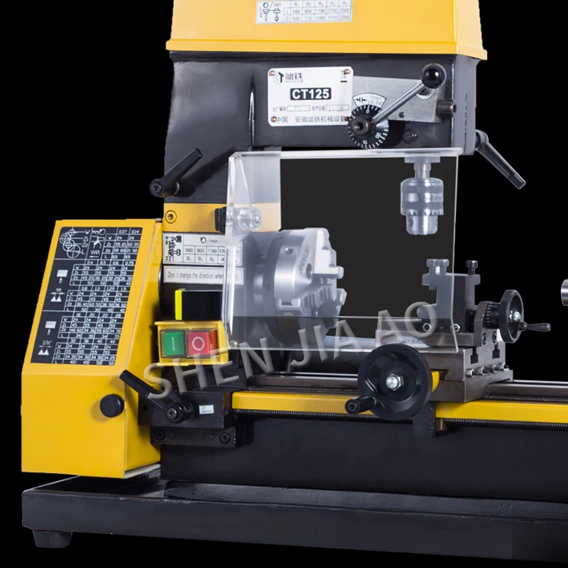 Мини токарный станок CT125 сверлильно-фрезерный 220 В инструмент обучающий