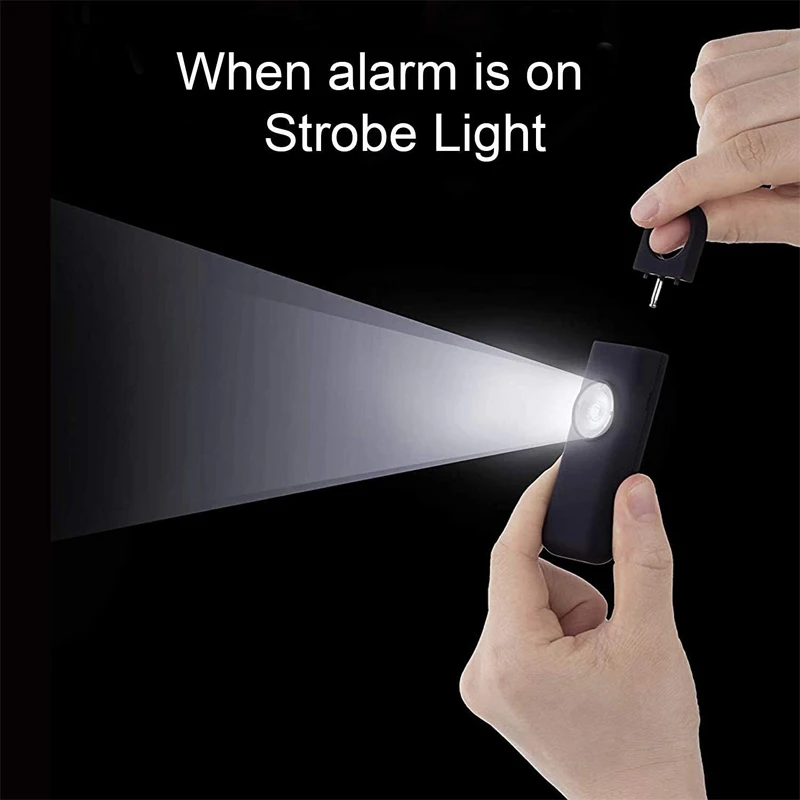 Самообороны сирена Безопасность сигнализации для Для женщин брелок ключей с 130dB