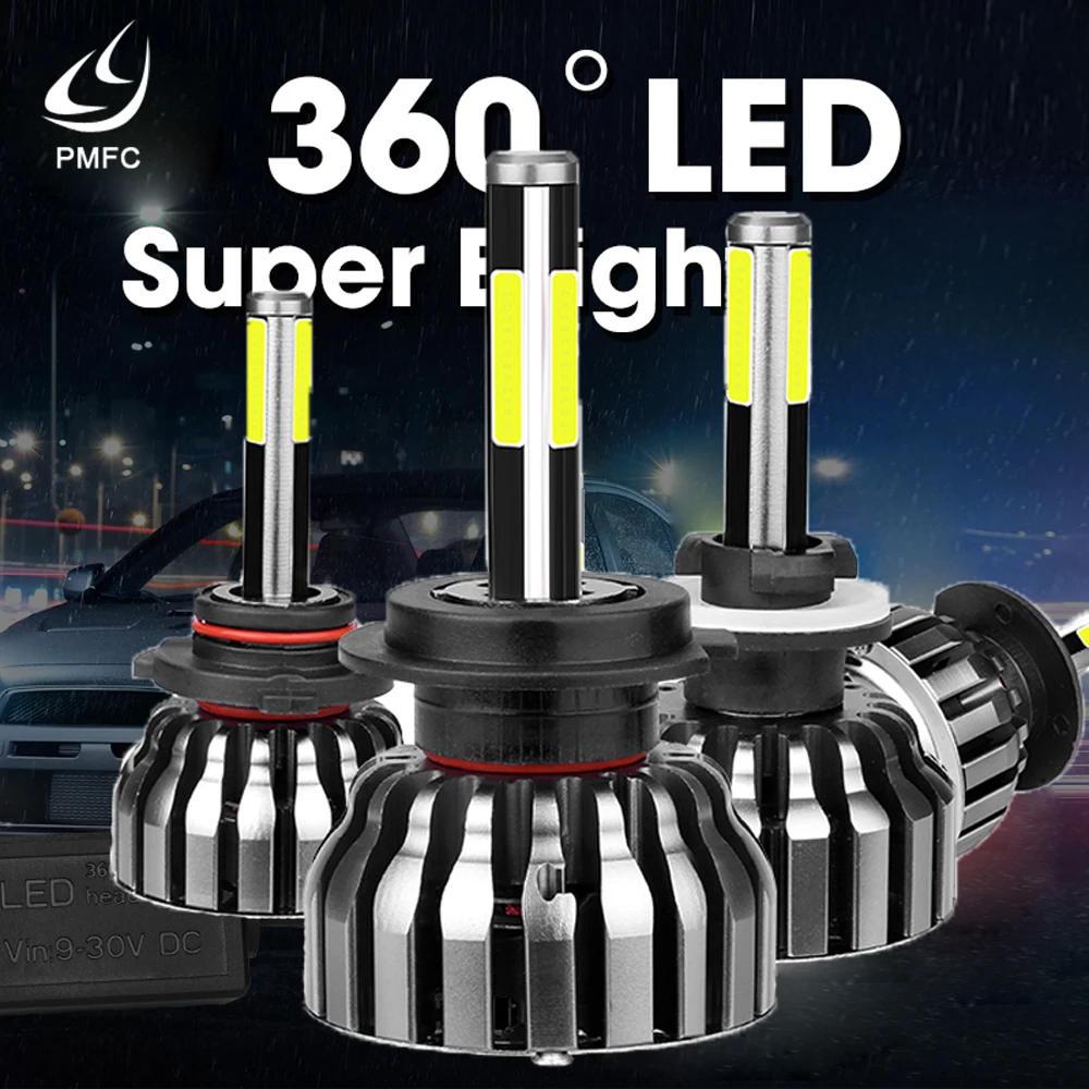PMFC высокое ближнего и дальнего света лампы для передних автомобильных 3D 360