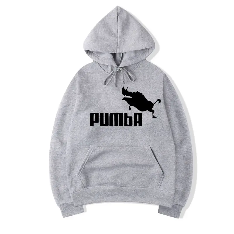 2019 Горячие Забавные милые толстовки для мужчин и женщин Pumba толстовка модная