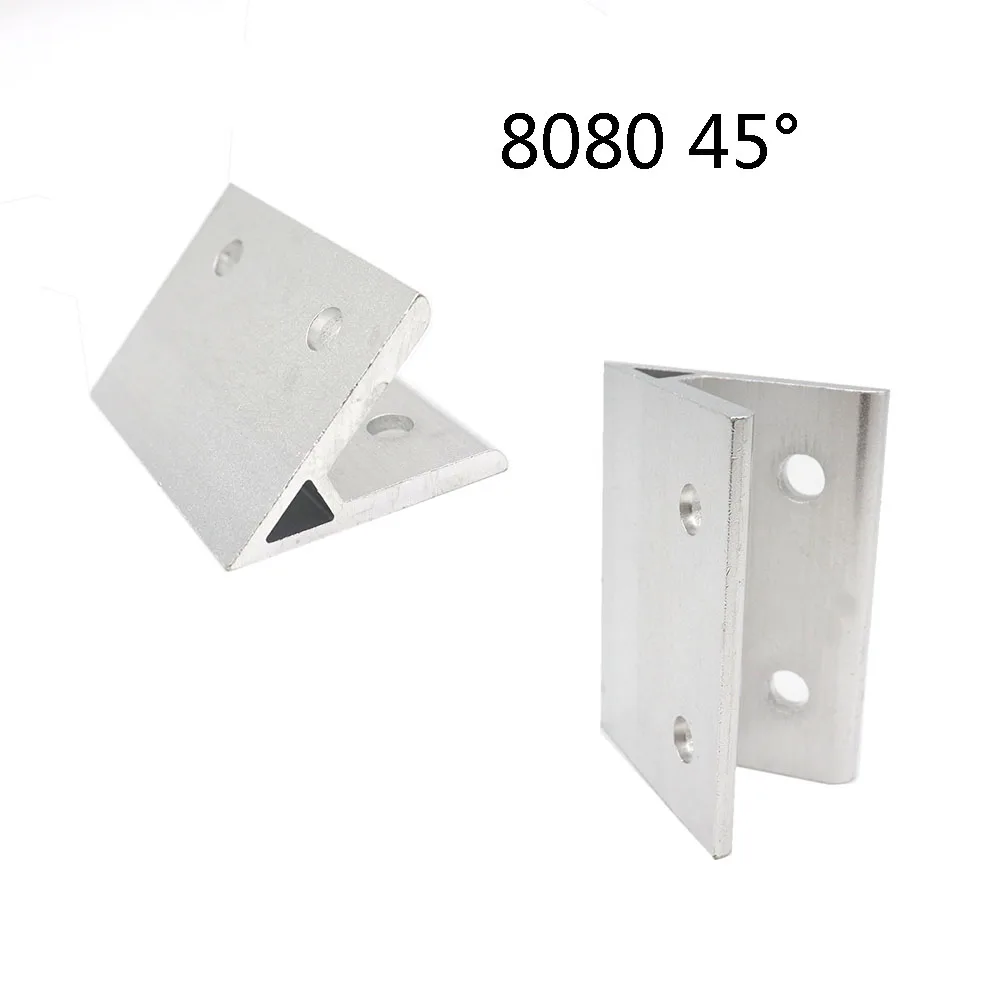 

2pcs 45 degree 8080 80x80 Corner Angle Bracket Connection Joint for 8080 Aluminum Profile