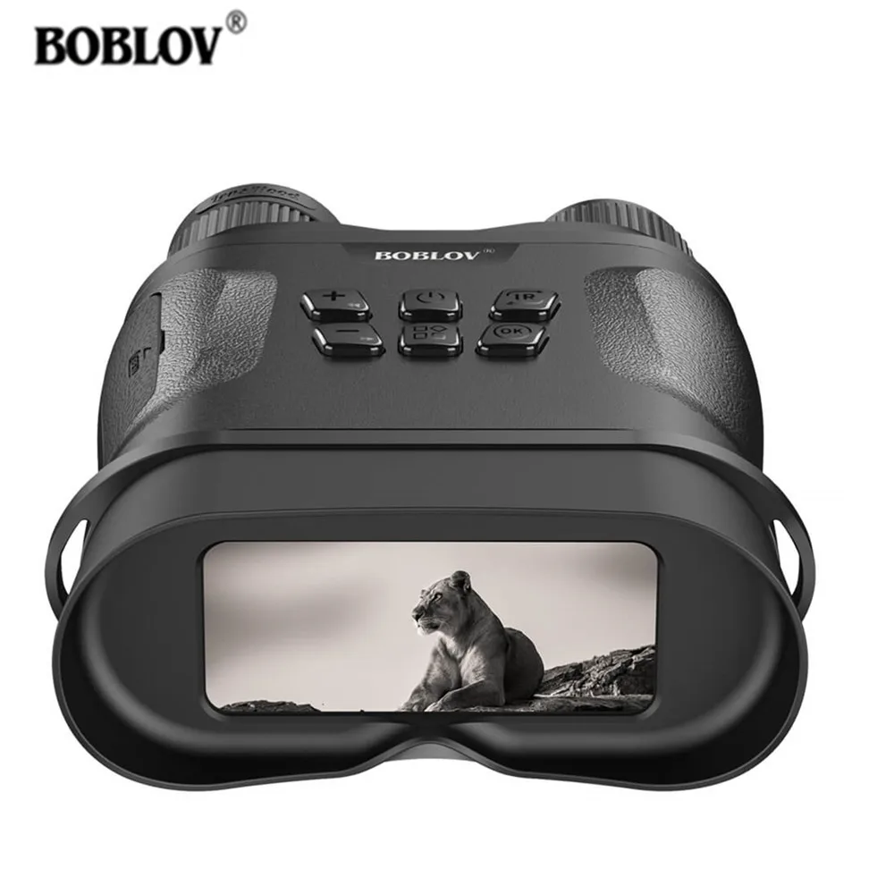 

BOBLOV NV001 Infared Digital Hunting Night Vision Binoculars Manual Focusing Military Day and Night Vision Goggles Telescope