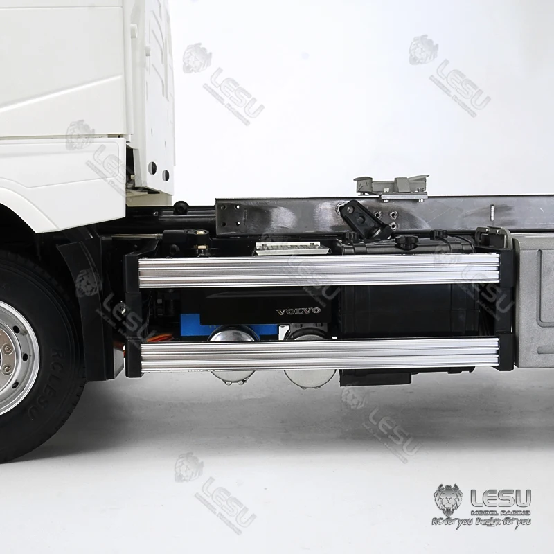 Отсек для батарей Meal LESU выхлопной бак C 1/14 TAMIYA VOLVO FH16 трактора грузовика