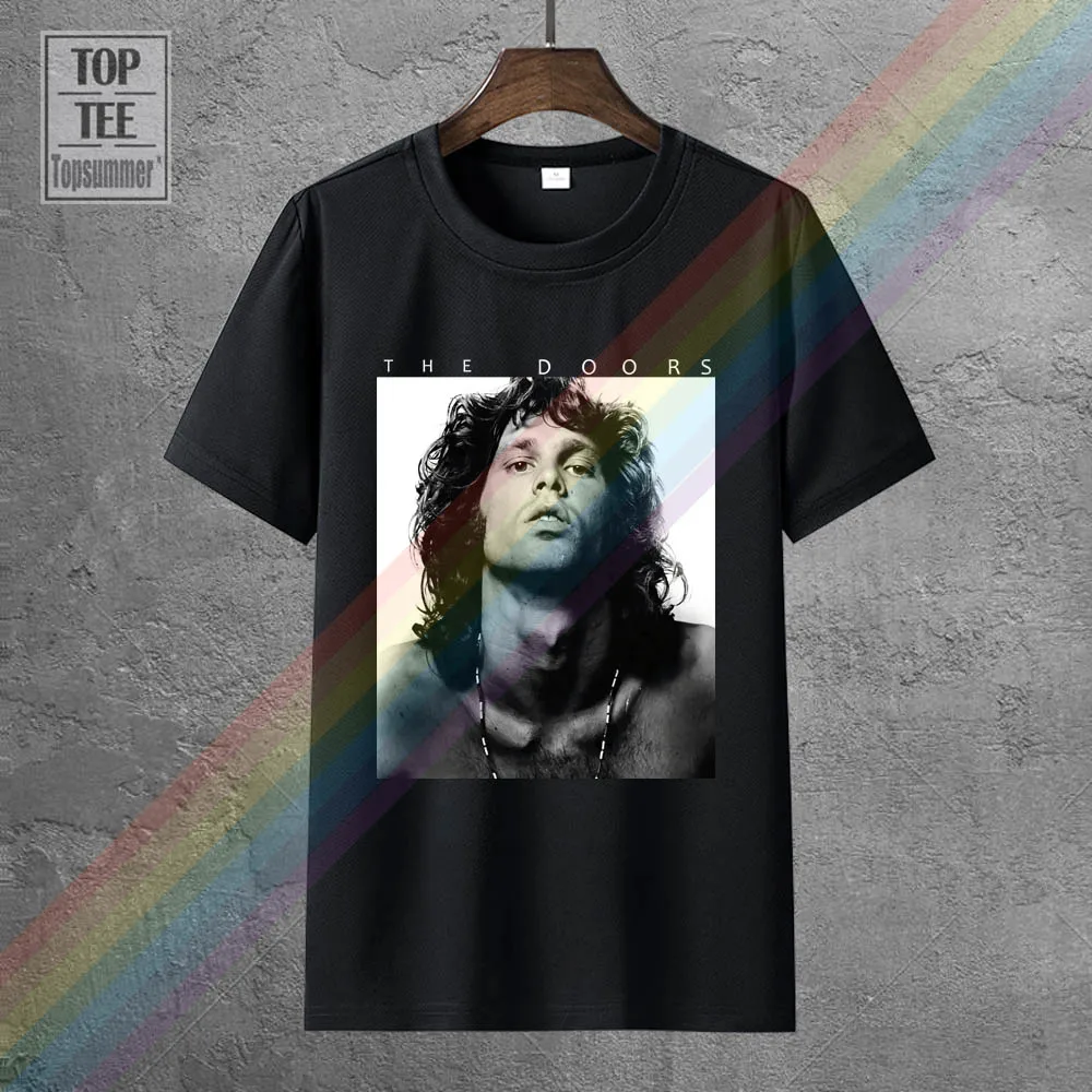 

Licensed Doors Jim Morrison Bw T-Shirt Adult Bra-Dor1049