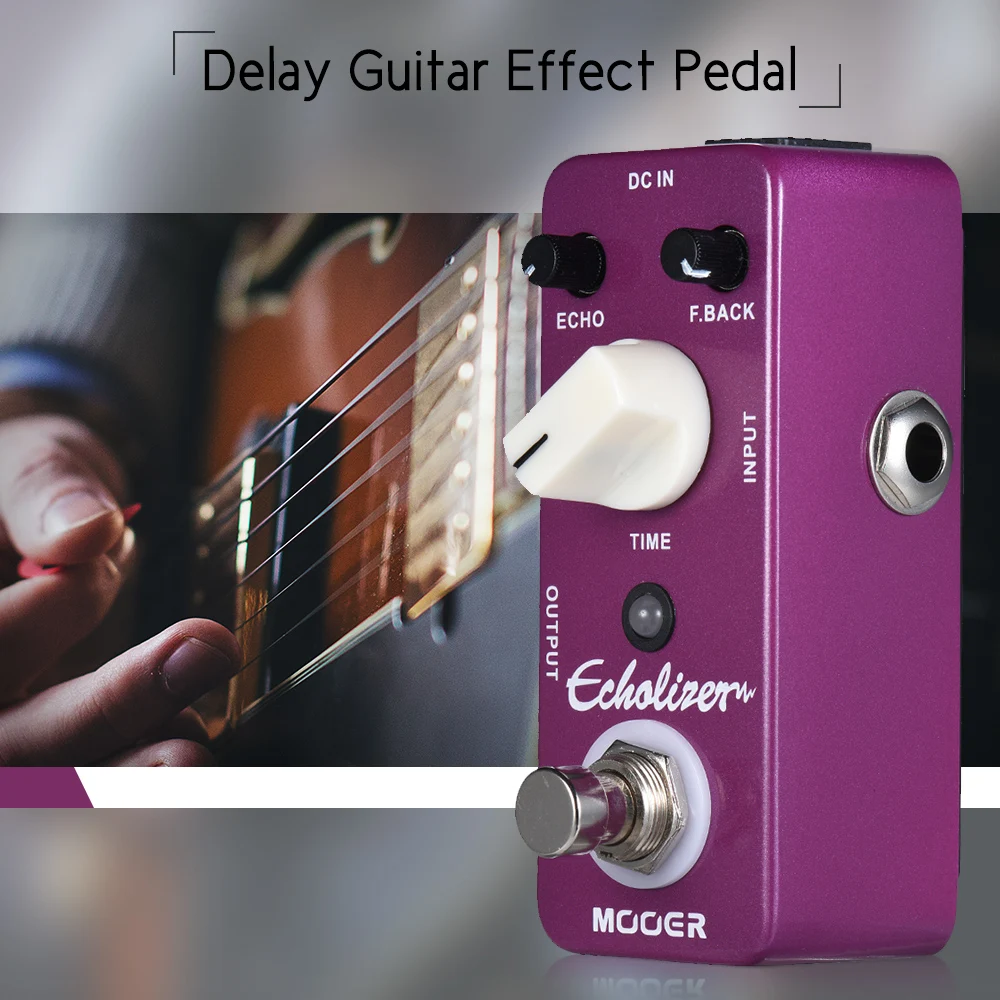 

MOOER Echolizer Delay Guitar Effect Pedal True Bypass Full Metal Shell