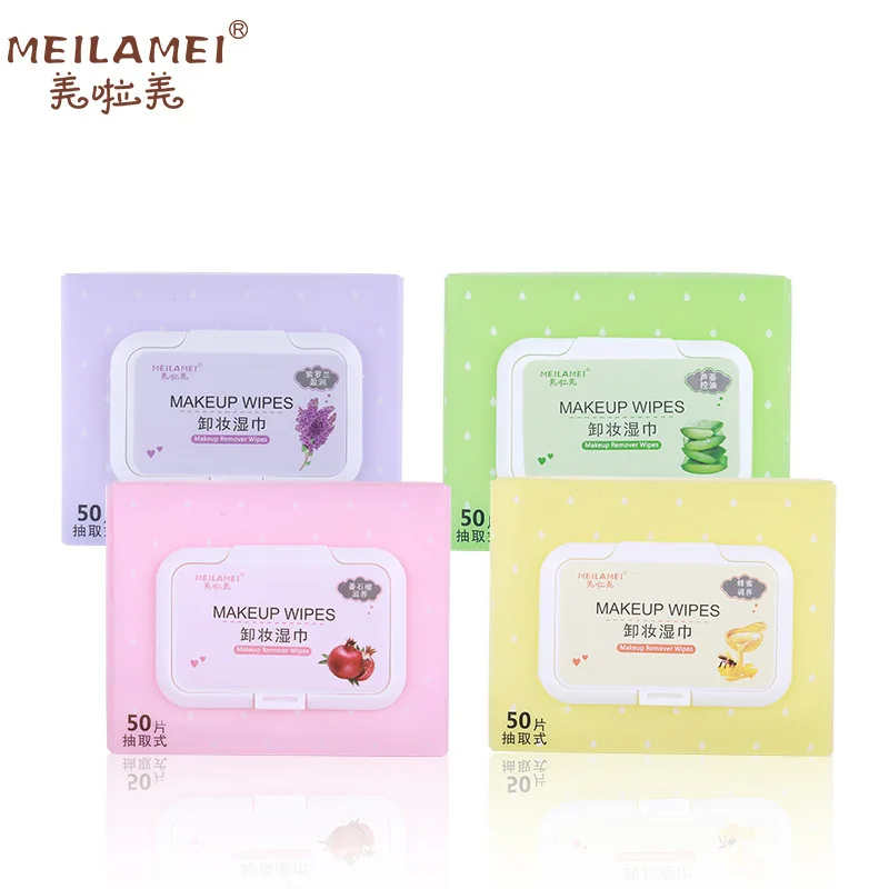 Neutrogena очищающие Towelettes Нетканая ткань 50 шт Съемные четыре аромата комфортные