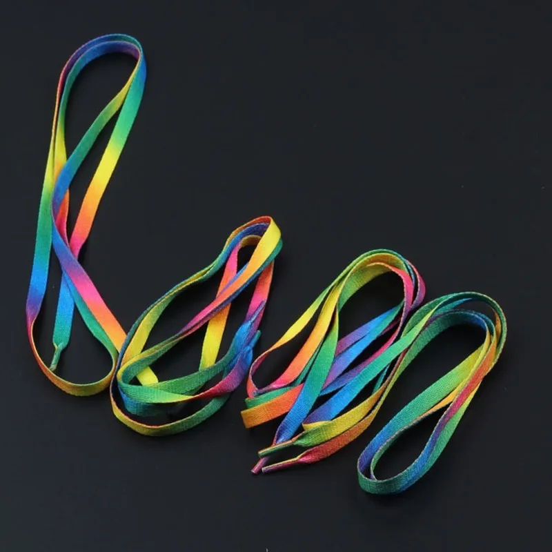 

1Pair Colorful Flat Shoelaces Fashion Printed Women Men Shoes Laces Accessories Outdoor Sneakers Shoelaces Canvas Bootlaces
