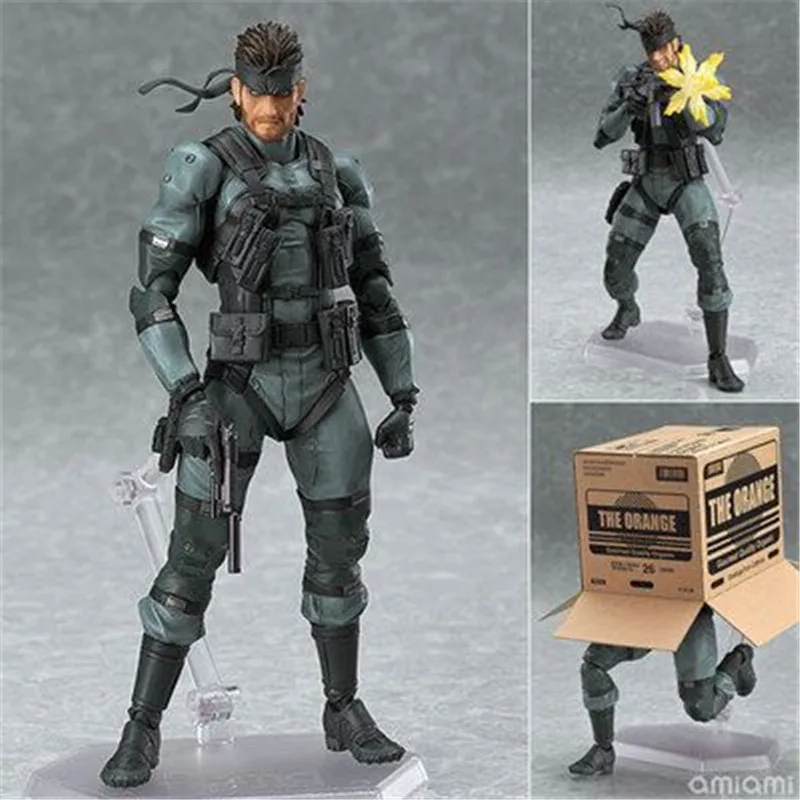 Аниме игра Металлическая Экипировка твердая 2: SONS OF LIBERTY Figma 243 змея ПВХ экшн