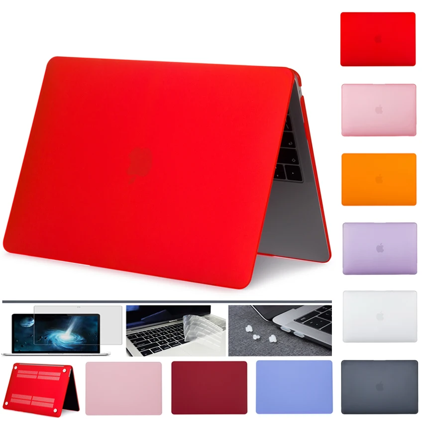 

Новый матовый чехол для Apple Macbook Air Pro Retina 11 12 13 15 16 дюймов, для Macbook 2020 pro 13 Air 13 M1 Chip A2338 A2289 A2179