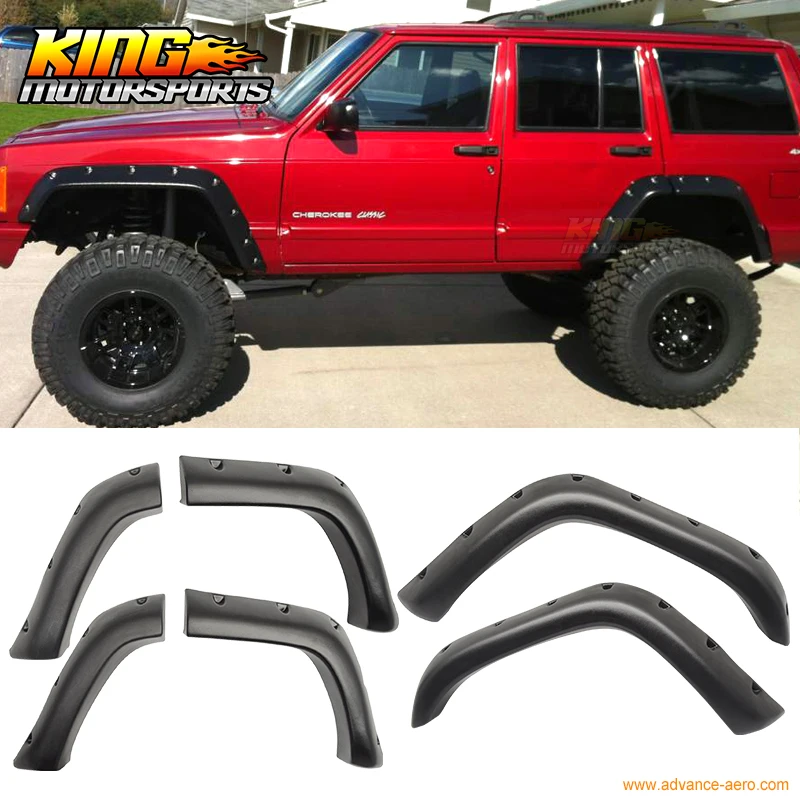 Чехол на колеса для Jeep Cherokee XJ 6 шт. с карманами и заклепками 84 01 ABS США бесплатная