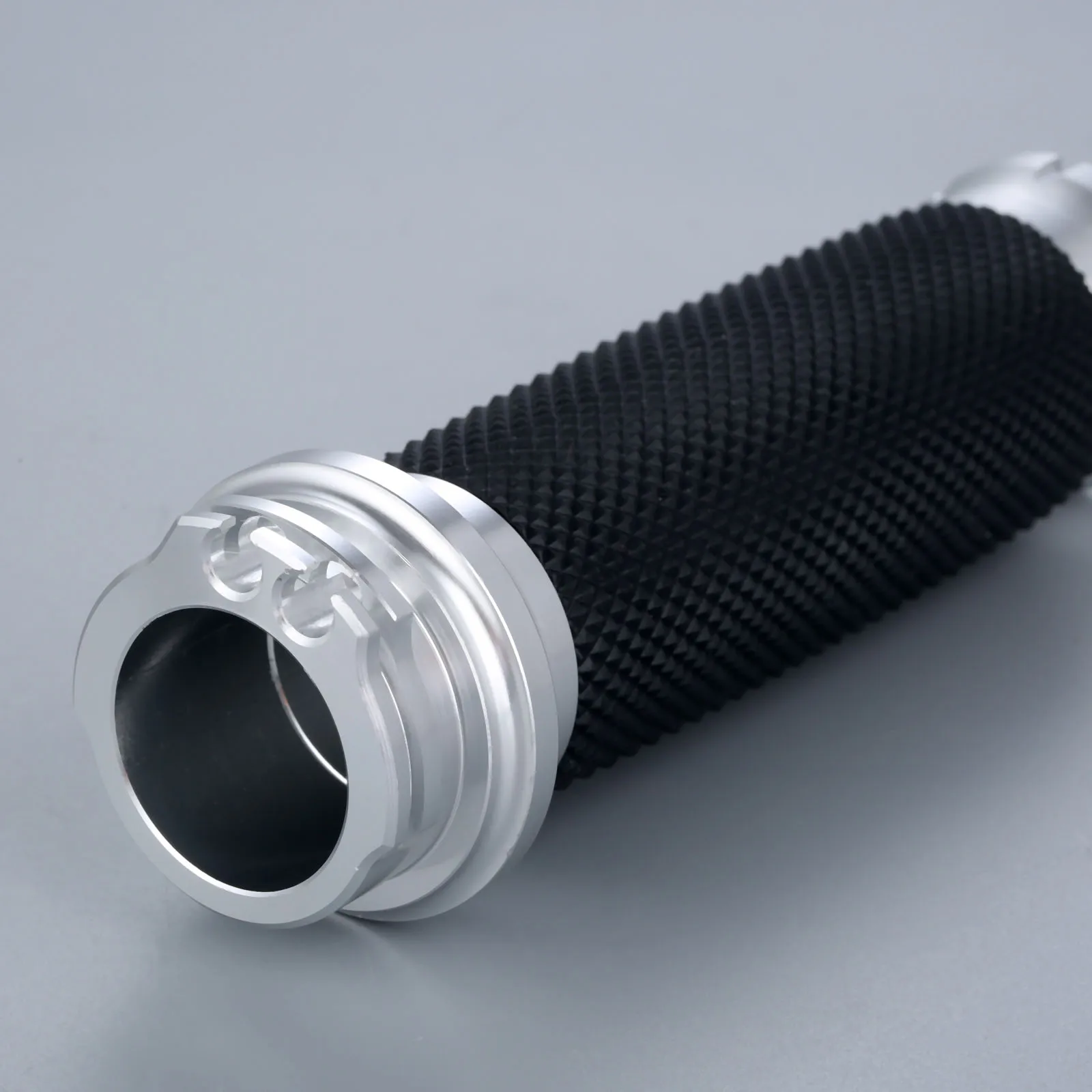 Ручки для мотоцикла с алюминиевой резиновой подкладкой 25 мм 7/8 дюйма|Защита от