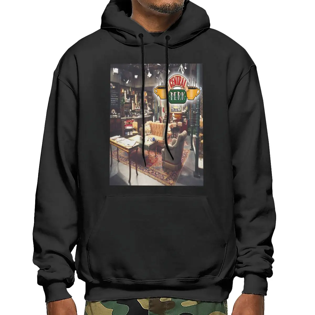 

Friends Central Perk Hoodies Anime Oversized Hoodie Men Hoodie Hoodies Women Clothes For Men