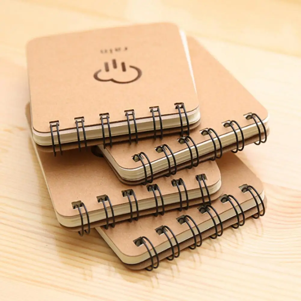 1Pc Mini Portable Snow Thunder Moon Rain Coil Book Pocket Notebook Notepad Kids Student Writing Supply Weather Forecast Series | Канцтовары
