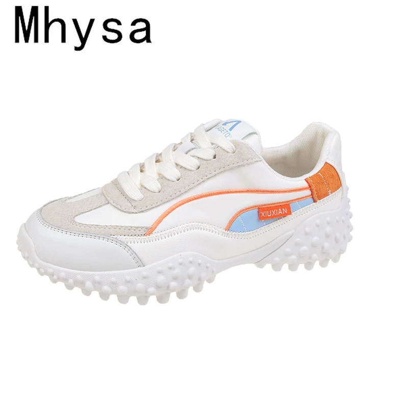

2021 New Summer Fashion Thick-soled Casual Sports Shoes All-match Soft-soled Mesh Breathable Shoes Women Flat-soled Casual Shoes