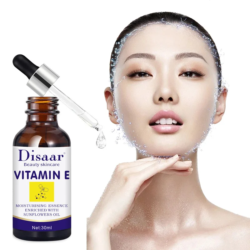 

Vitamin E Facial Lotion Deep Moisturizing Essence Lifting Firming Brightening Skin Pore Shrinking Anti Aging Face Serum 30ml