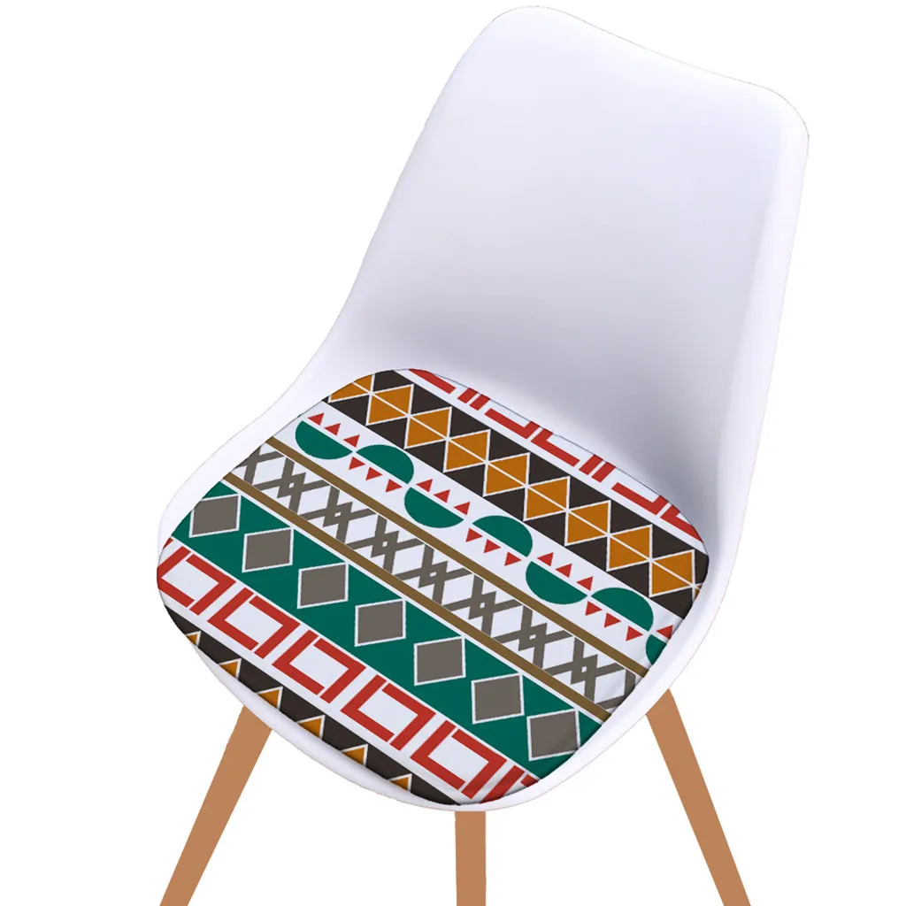 Хлопковая Нескользящая подушка для сиденья с цифровой печатью улицы ресторана