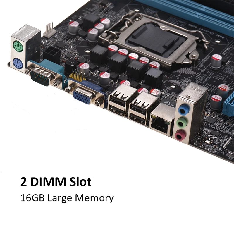 H55 Lga1156 Motherboard for Computer Ddr3 Supports I3 I5 I7 Cpu Mainboard Pc Main Board | Компьютеры и офис