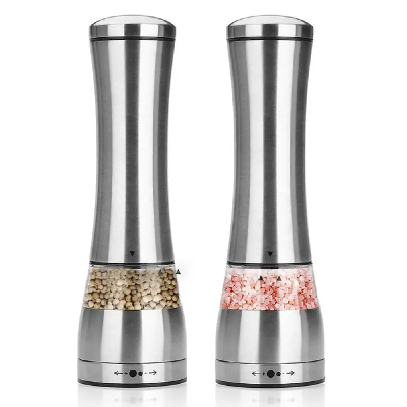 

Stainless Steel Manual Pepper Mill Salt And Pepper Mill Grinder Seasoning Pot Spice Sugar Bean Mills Kitchen Cooking Tools