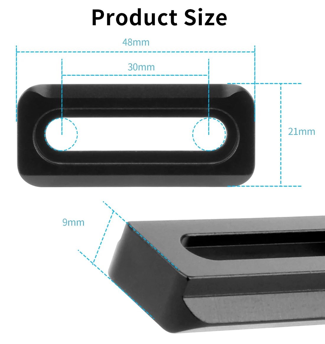 Быстросъемный безопасный мини-зажим NATO 1/4 дюйма 3/8 адаптер слайдера для камер DSLR