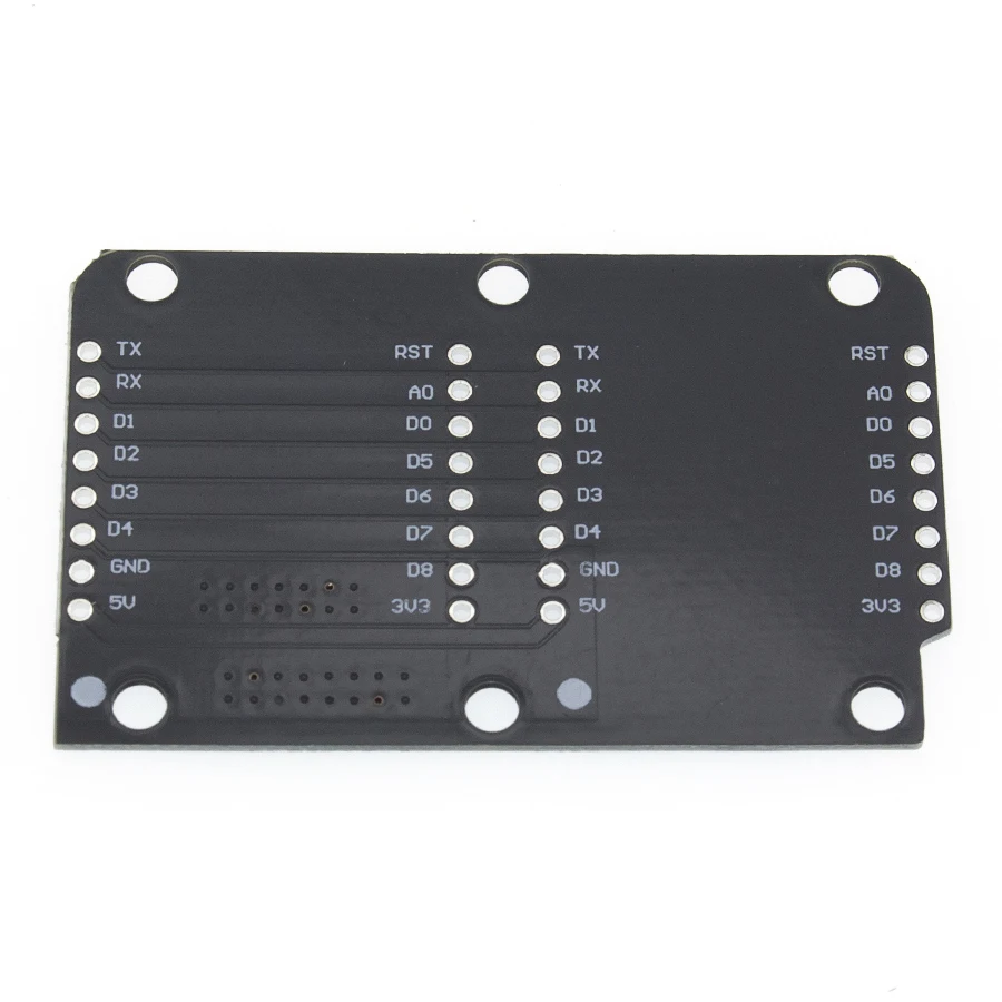 10 комплектов двойной разъем базовый щит для WeMos D1 Mini NodeMCU ESP8266 Diy PCB Плата