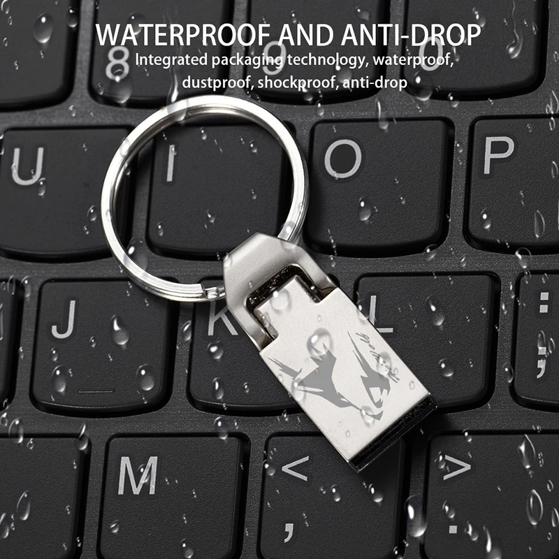 

NEW USB flash drive 64GB 32GB 16GB 8GB 4GB pen drive pendrive waterproof silver u disk memoria cel usb stick gift