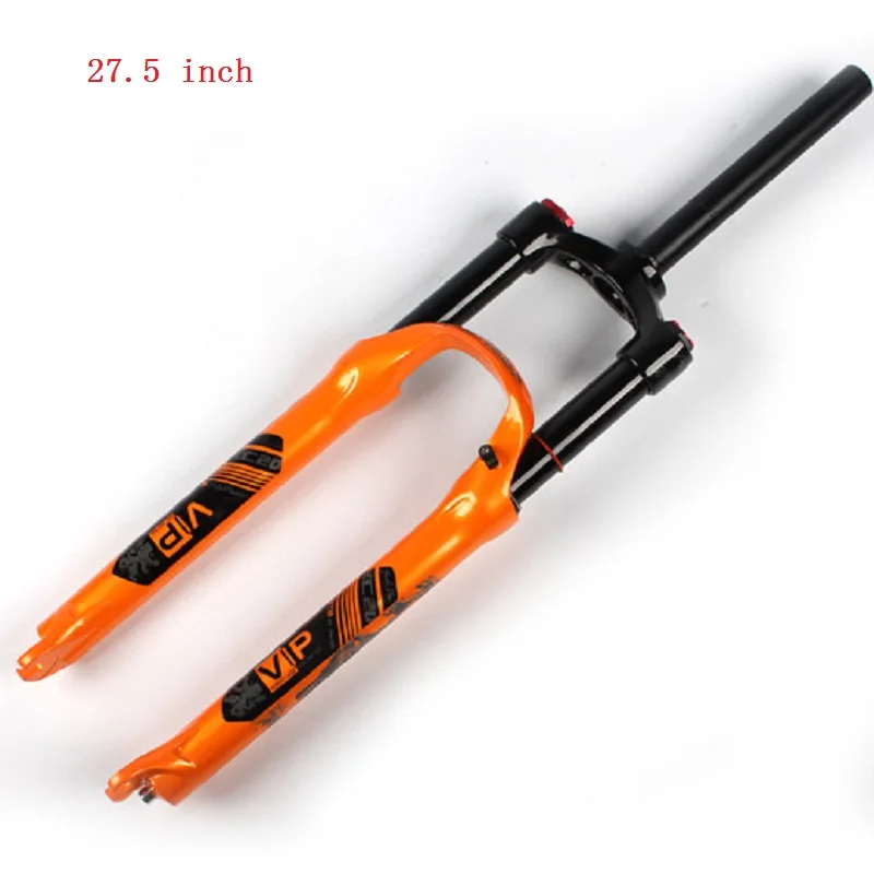 275 inch orange XC20 MTB велосипед масло и газ вилка 26 27,5 er плечо контроль местный премиум-черное тефлоновое покрытие Внутренняя труба подвеска вилка - Цвет: 275 inch orange