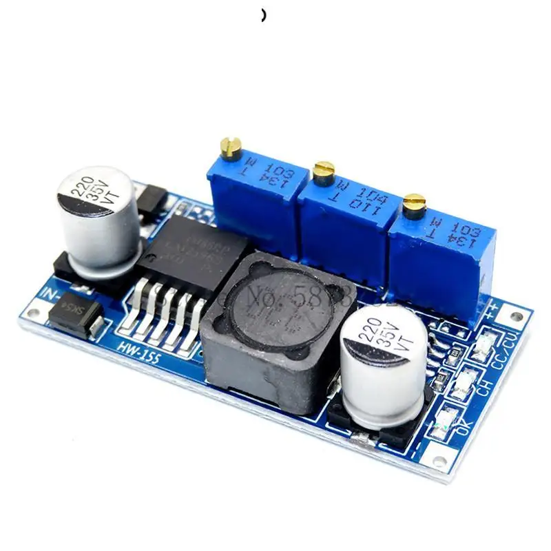 

10 шт. LM2596 светодиодный драйвер DC-DC понижающий Регулируемый CC/CV блок питания зарядное устройство Регулируемый LM2596S постоянный ток