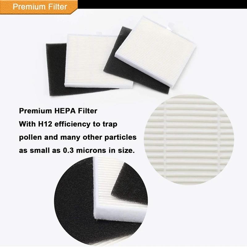 

Replacement Parts for ILIFE V8S X750 X785 V80 Robotic Vacuum Cleaner, Accessories Kit