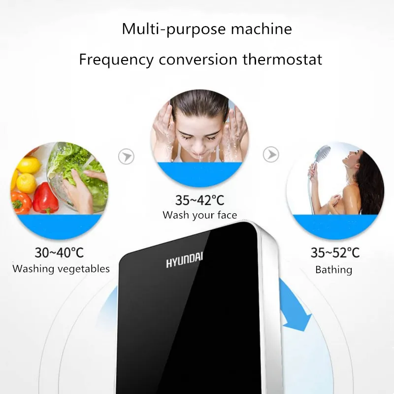 instant electric water heater for home small three second speed heat take a shower bathroom bath machine free global shipping