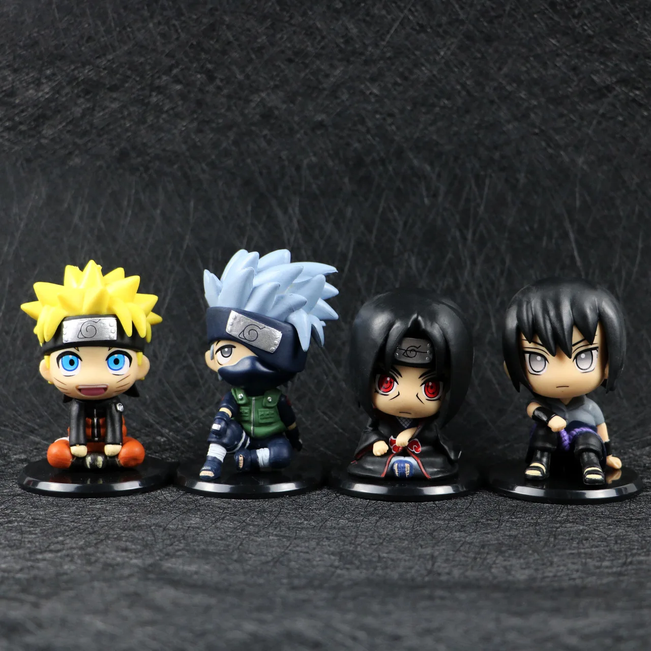 

10CM Naruto Anime Shippuden Hinata Sasuke Itachi Kakashi Gaara Jiraiya Sakura Q Version PVC Figures Toys Dolls Kid Gift