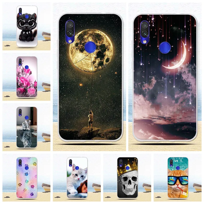 Для Xiaomi Redmi 7 Чехол 6,26 ''Мягкая силиконовая задняя накладка из ТПУ чехол s для Xiaomi Redmi 7 Чехол Redmi7 чехол для телефона Coque Funda на Redmi 7